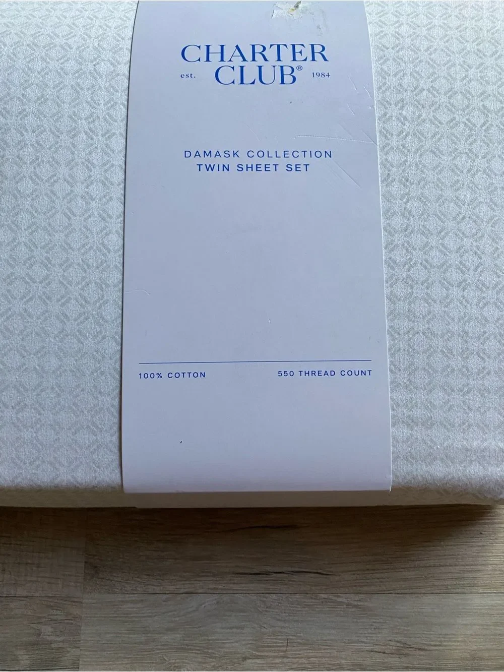 Charter Club Damask Twin Sheet Set